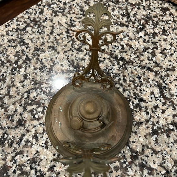 Antique Copper/Brass Tea Pot Lidded Kettle w/ Ornate Stand & Burner - Picture 8 of 8